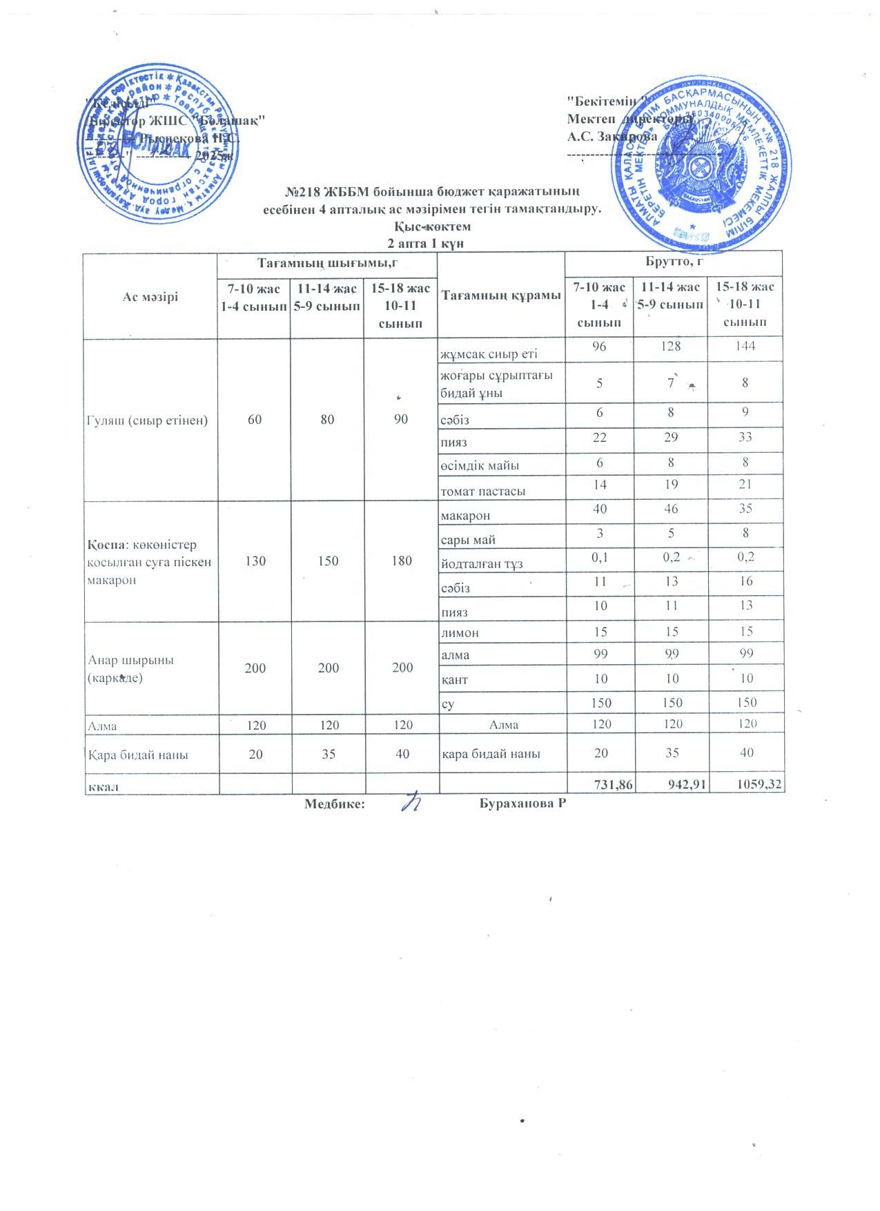 2 апта 1 күн