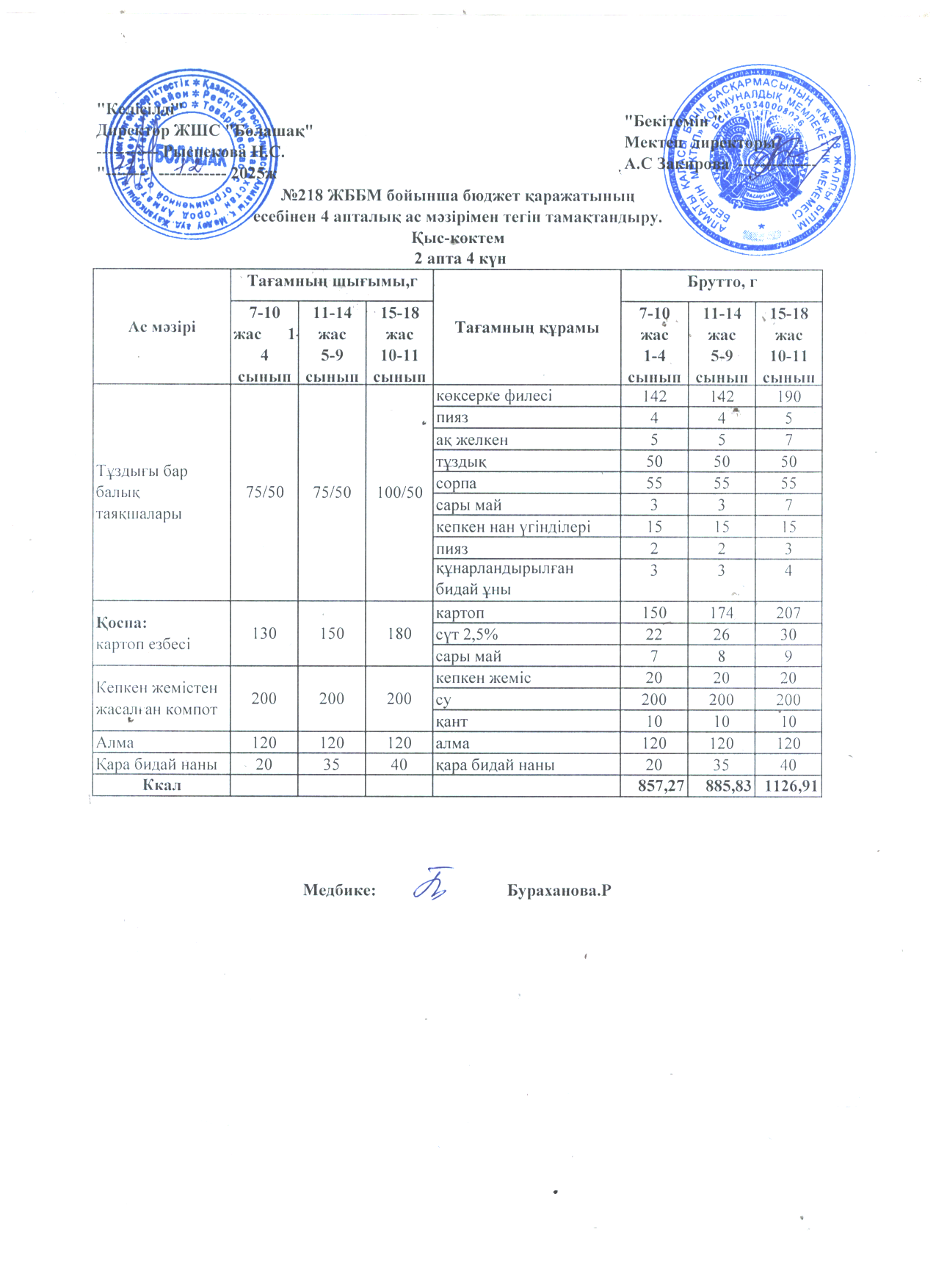 2 апта 4 күн