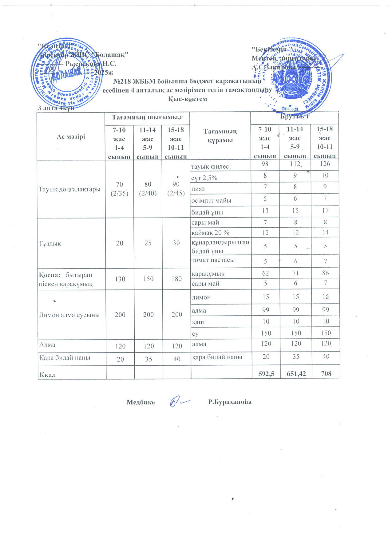 3 апта 4 күн
