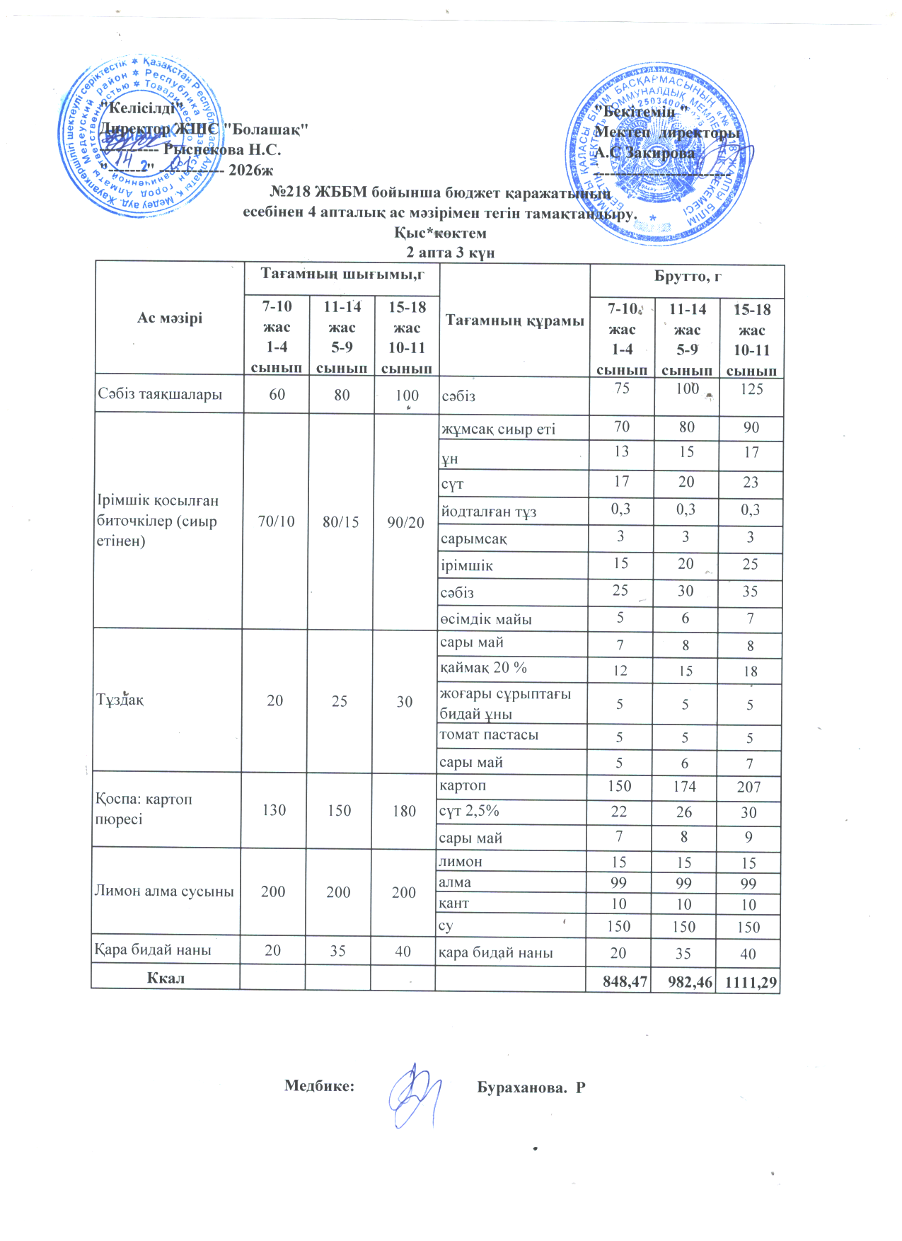 2 апта 3 күн