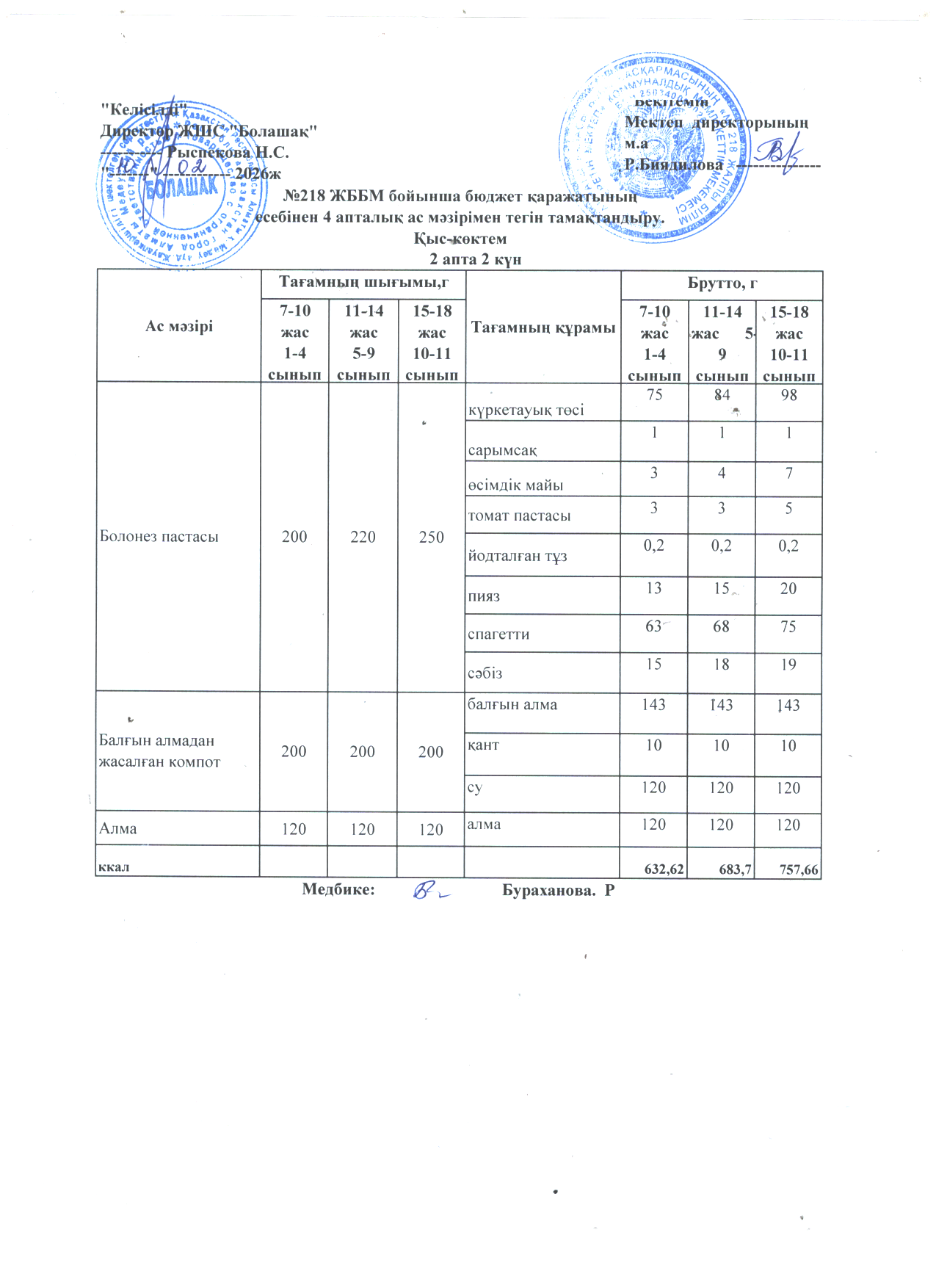 2 апта 2 күн