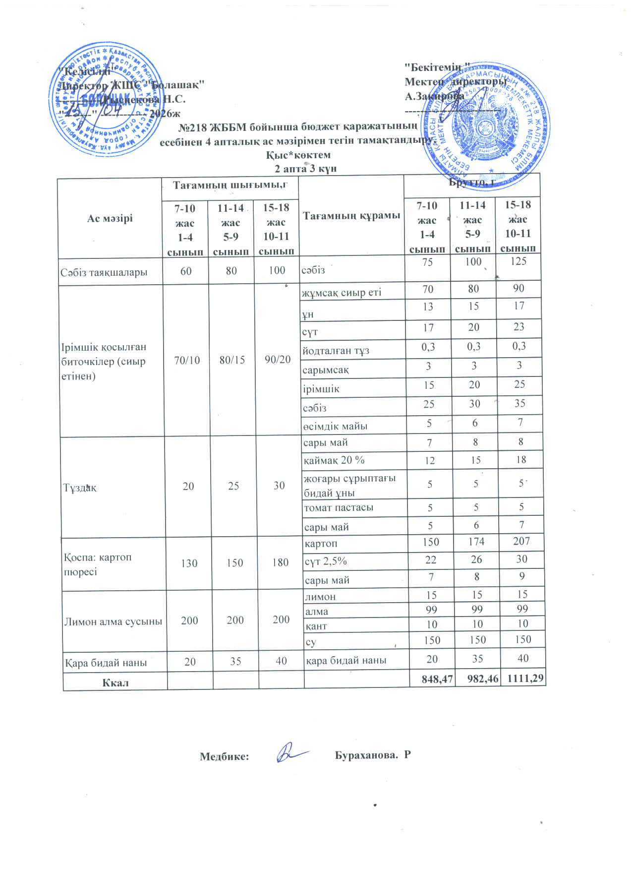 2 апта  3 күн